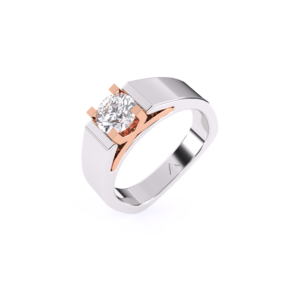 Classic Round Lab Grown Solitaire Diamond Ring